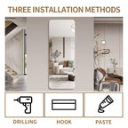 Miroir mural pleine longueur sans cadre