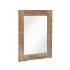 Miroir mural rustique en bois massif naturel Carina de Furniture of America