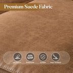 Canapé 3 places rembourré HOOOWOOO style milieu de siècle avec pieds en bois pour salon