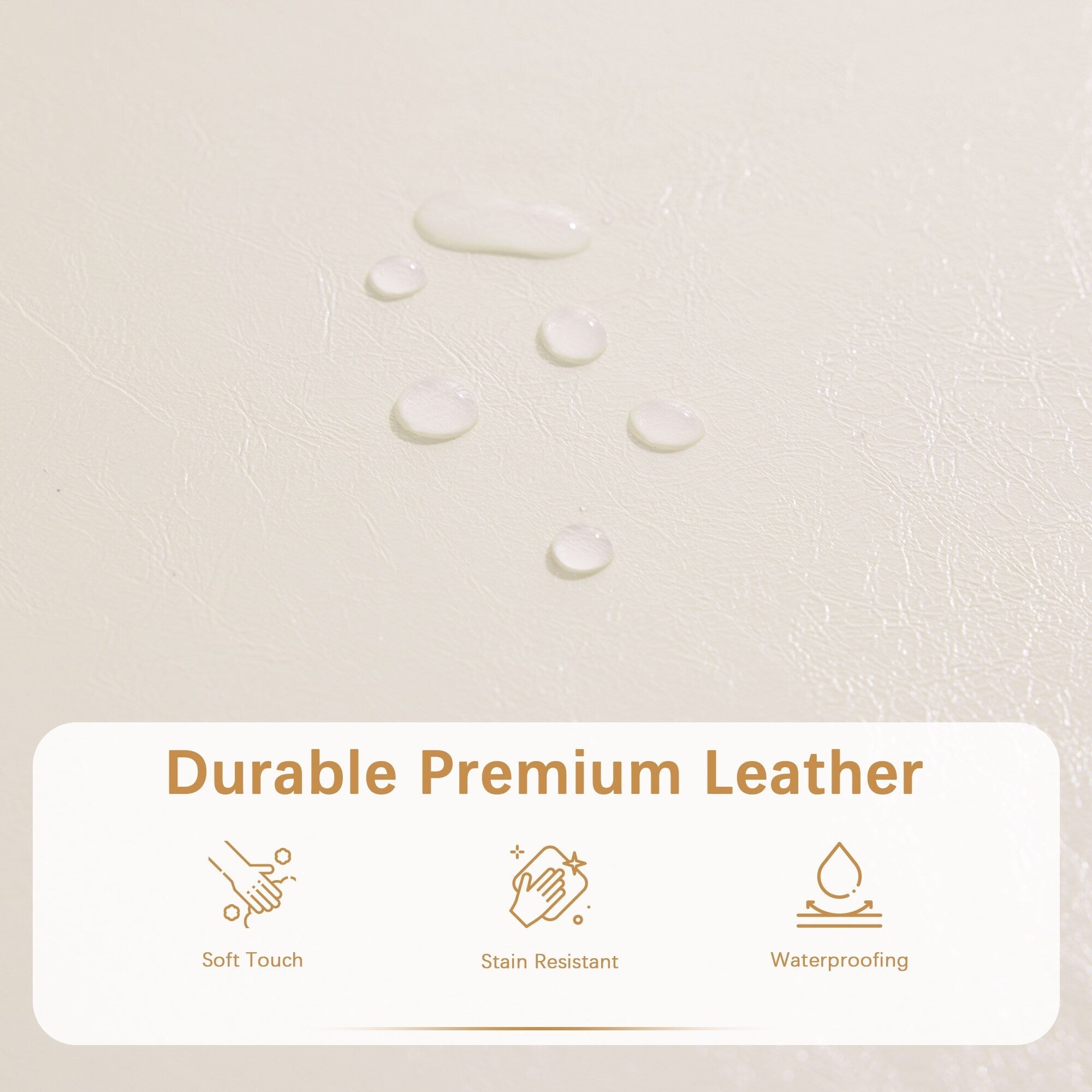 Pouf de rangement rectangulaire rembourré 50,3 x 17,50 x 18 po - Similicuir