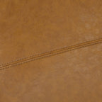 Pouf de rangement rectangulaire rembourré 50,3 x 17,50 x 18 po - Similicuir