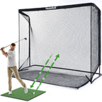 Filet de golf Haokelball 10x7,5 pieds Filet d'entraînement de golf avec tissu cible Filet de frappe de golf robuste