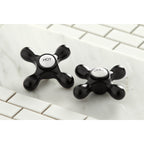 Robinet de cuisine Heritage Bridge avec douchette en laiton