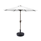 Parasol de patio Holme de 9 pieds et support de base