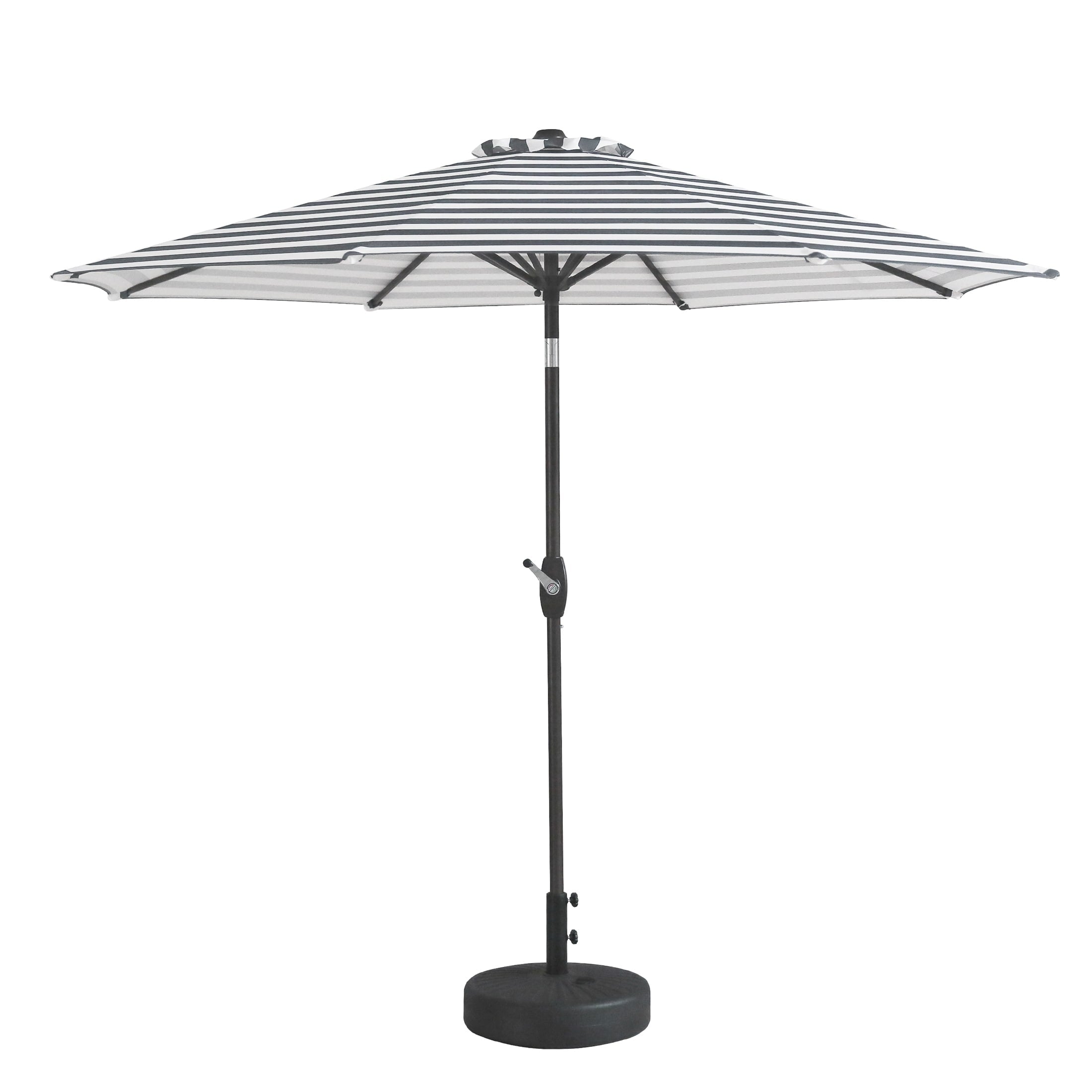 Parasol de patio Holme de 9 pieds et support de base