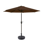 Parasol de patio Holme de 9 pieds et support de base