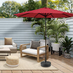Parasol de patio Holme de 9 pieds et support de base
