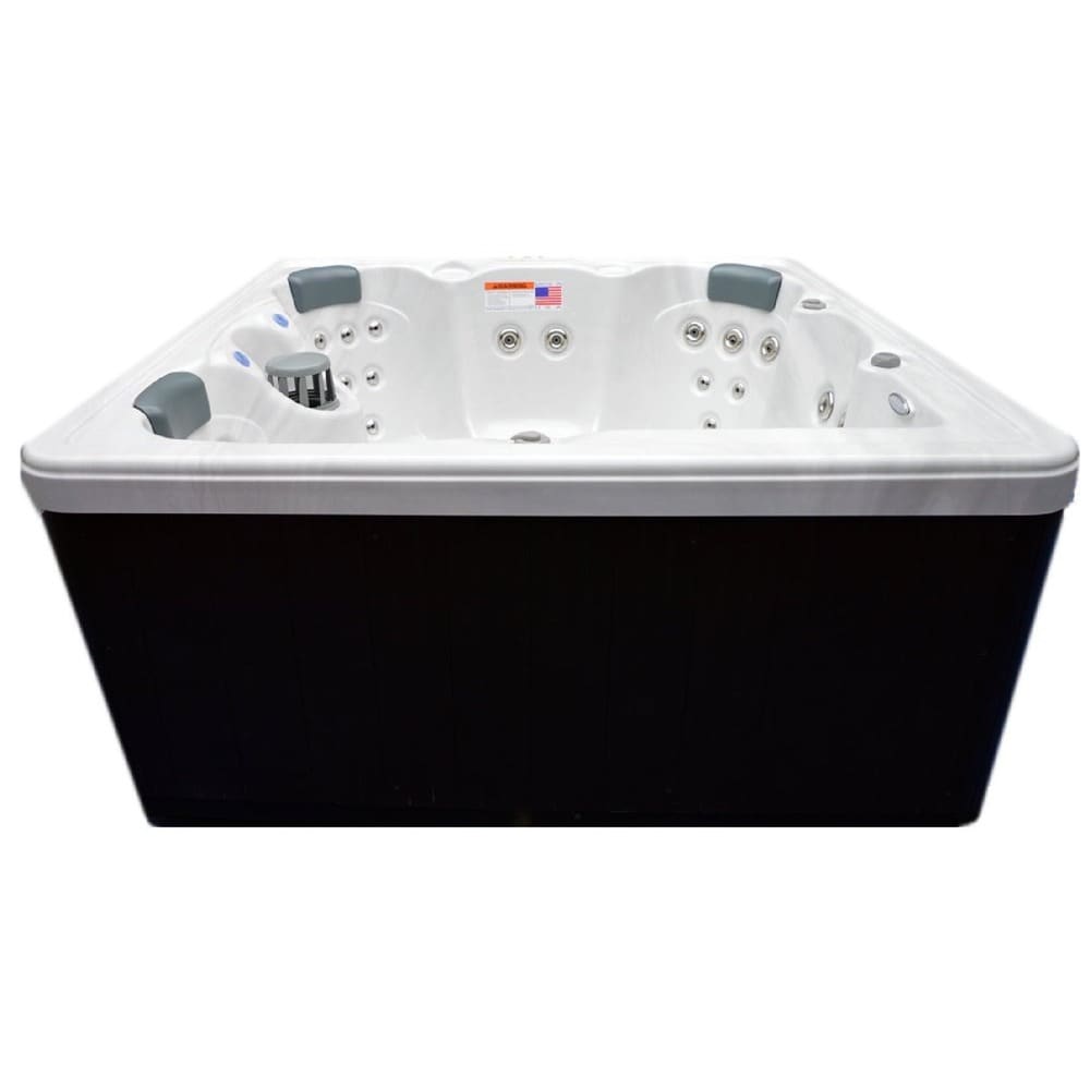 Spa 51 jets Home and Garden pour 5 personnes avec jets en acier inoxydable et ozone - 80 x 80 x 34