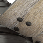 Ventilateur de plafond Hunter WiFi Whittington avec lumière LED, télécommande portable - Moulin à vent - Industriel, Ferme, Rustique - VENTILATEUR INTELLIGENT !