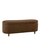 Banc d'appoint de rangement incurvé de style boucle INK IVY Bailey