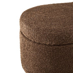 Banc d'appoint de rangement incurvé de style boucle INK IVY Bailey