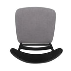 Chaise de salle à manger Abrielle en bois d'hévéa rembourrée de style milieu de siècle (lot de 2) par Christopher Knight Home