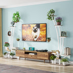 Support pour plantes d'intérieur, étagère à fleurs à 6 niveaux pour jardin - Lot de 2