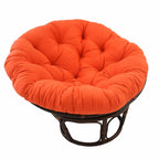 Chaise Papasan Bali en rotin de 42 pouces avec coussin en sergé