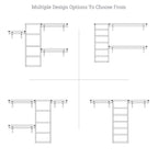 Système de placard en bois massif John Louis Home blanc