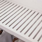 Système de placard en bois massif John Louis Home avec 3 tiroirs blanc