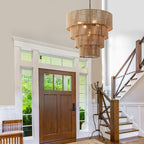 Suspension bohème KAWOTI largeur 26, 5 lumières, 4 niveaux