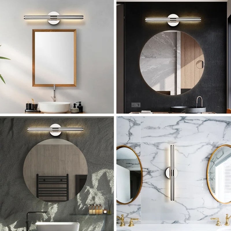 Appliques murales modernes KAYLA, appliques murales en laiton, applique murale de salle de bain pour salon, éclairage d'intérieur - N/A