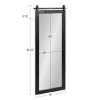 Miroir mural rectangulaire rustique Kate et Laurel Cates