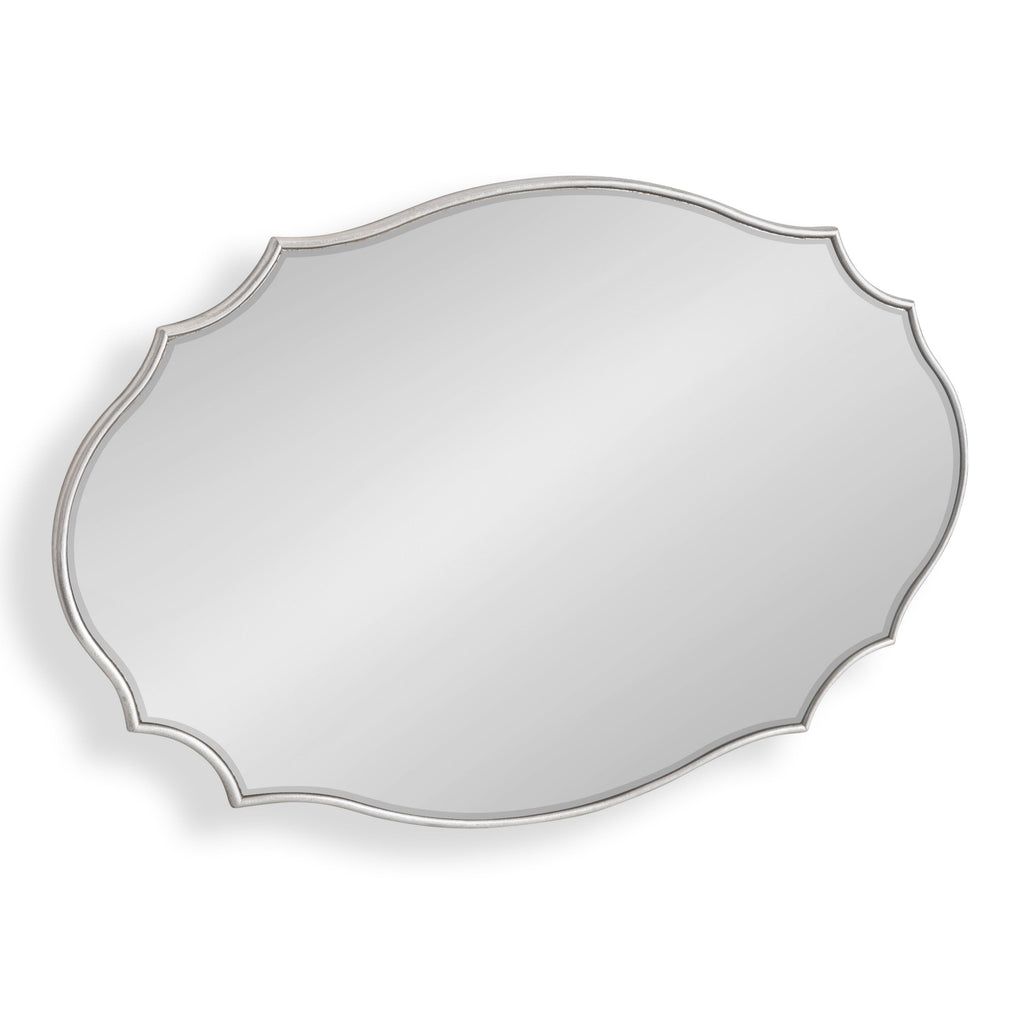 Miroir mural ovale festonné Kate et Laurel Leanna
