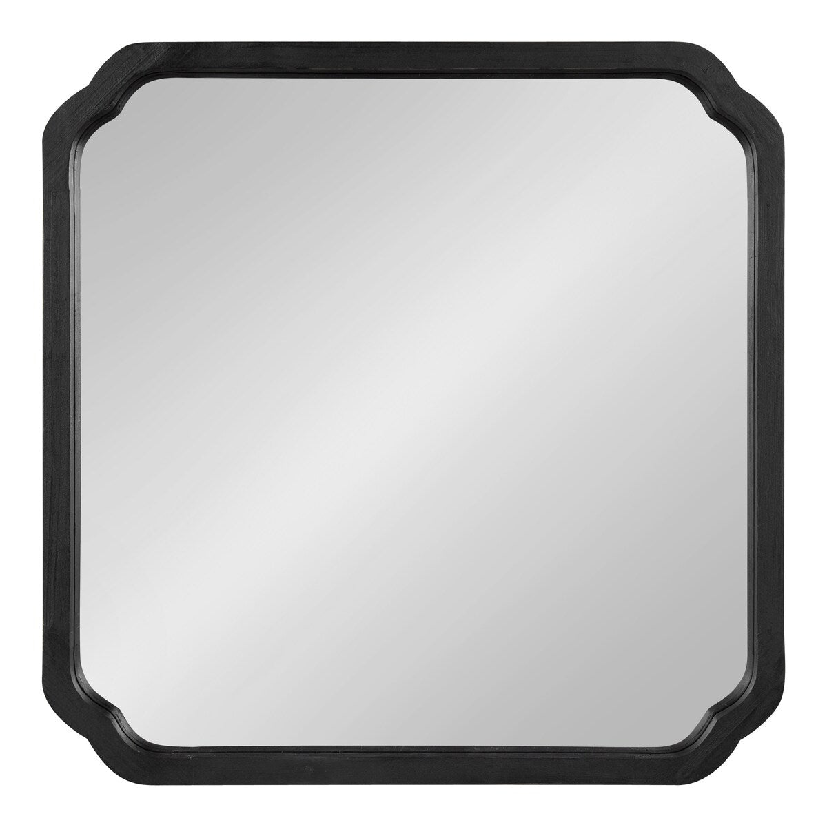 Miroir mural carré en bois Kate et Laurel Marston