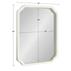 Miroir mural carré en bois Kate et Laurel Marston