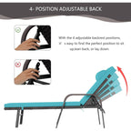 Ensemble de chaises longues d'extérieur 3 pièces Kullavik