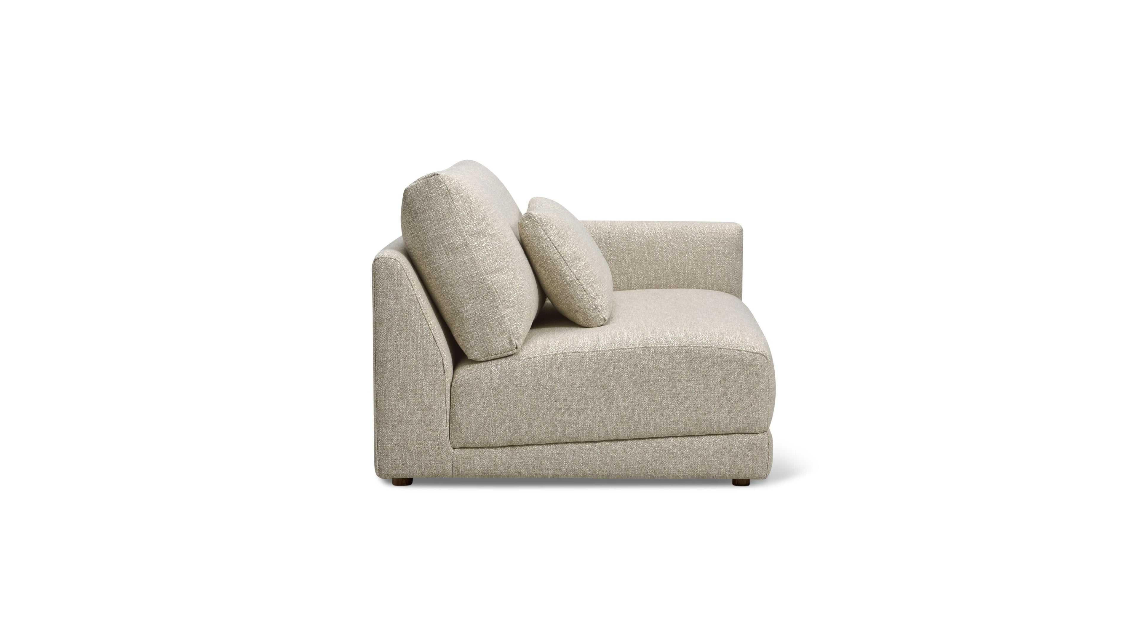 Fauteuil gauche Wind Down, lin