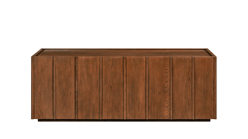 Unité de média Tidal, noyer teinté