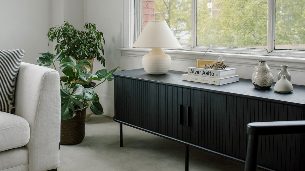 Meuble TV Easy Edge, chêne noir