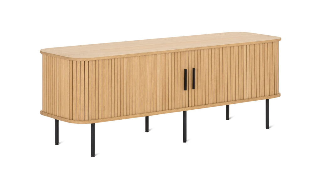 Meuble TV Easy Edge, chêne blanc