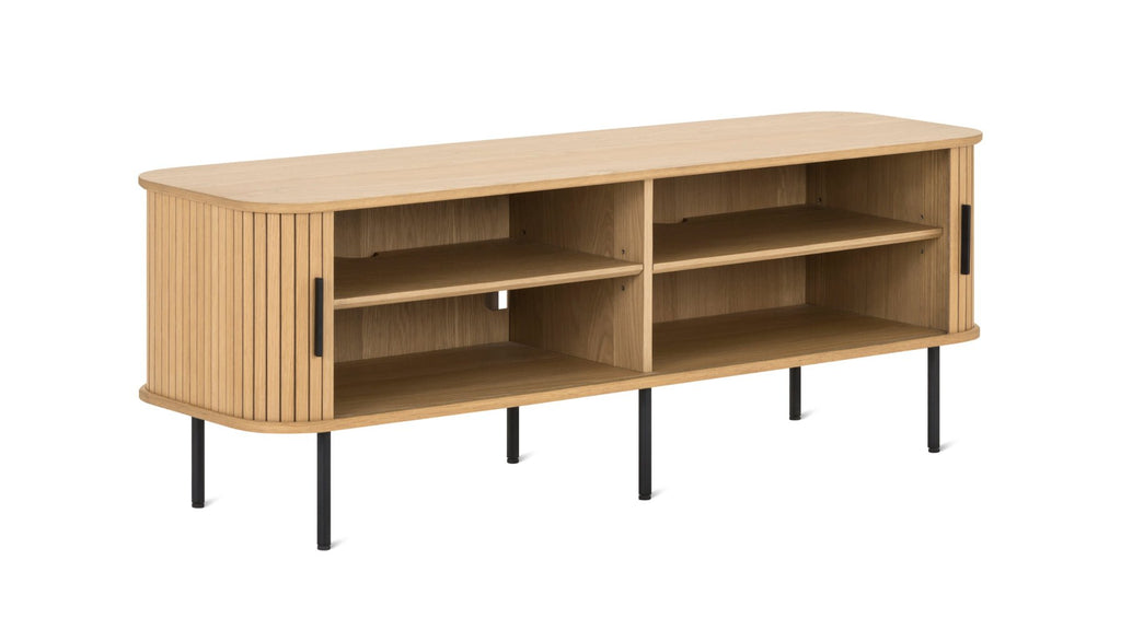 Meuble TV Easy Edge, chêne blanc