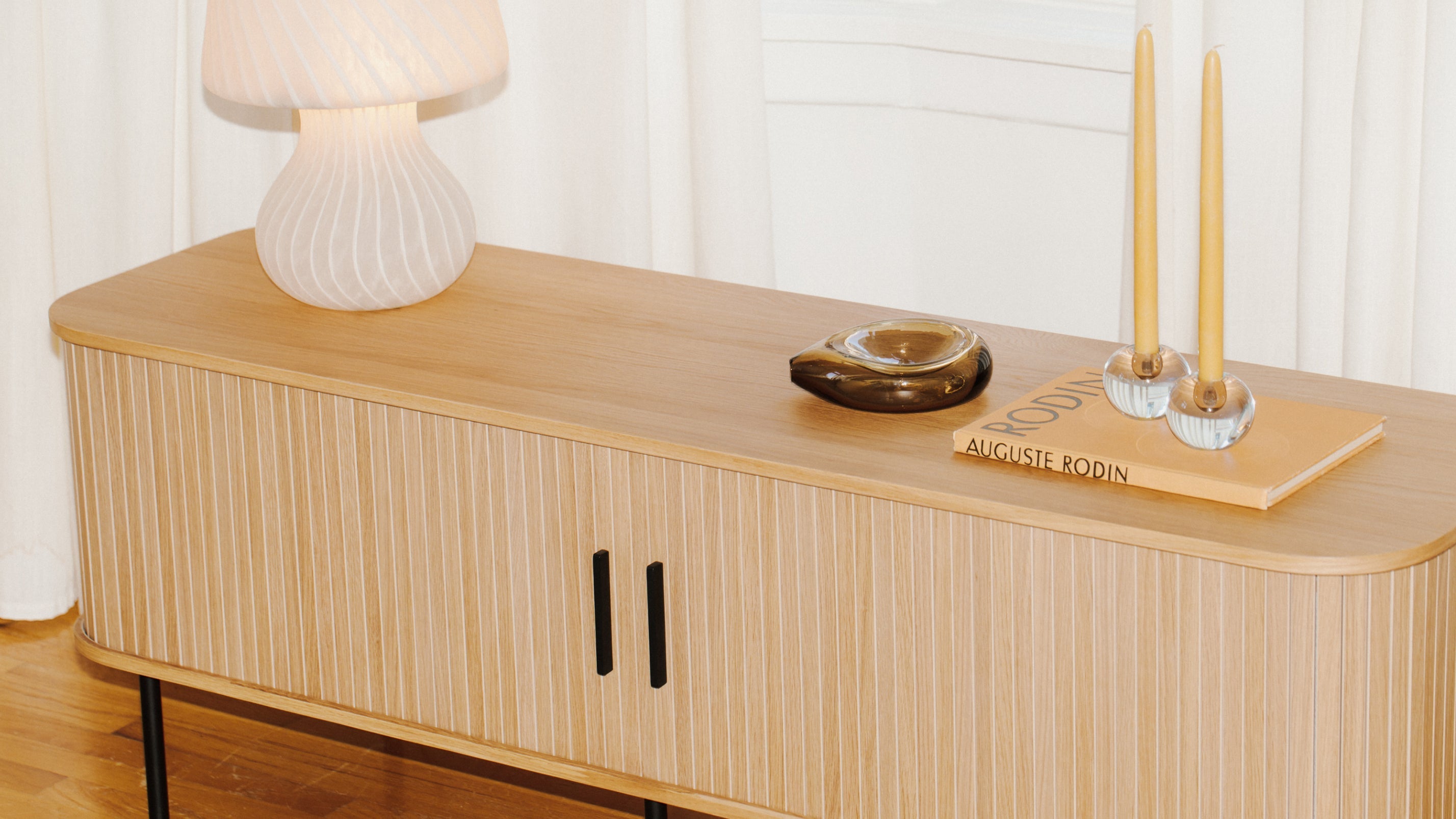 Meuble TV Easy Edge, chêne blanc