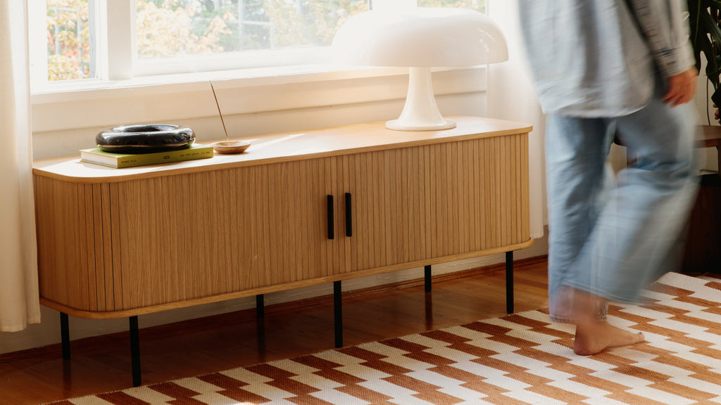 Meuble TV Easy Edge, chêne blanc