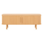 Meuble TV Easy Edge tout en bois, chêne blanc