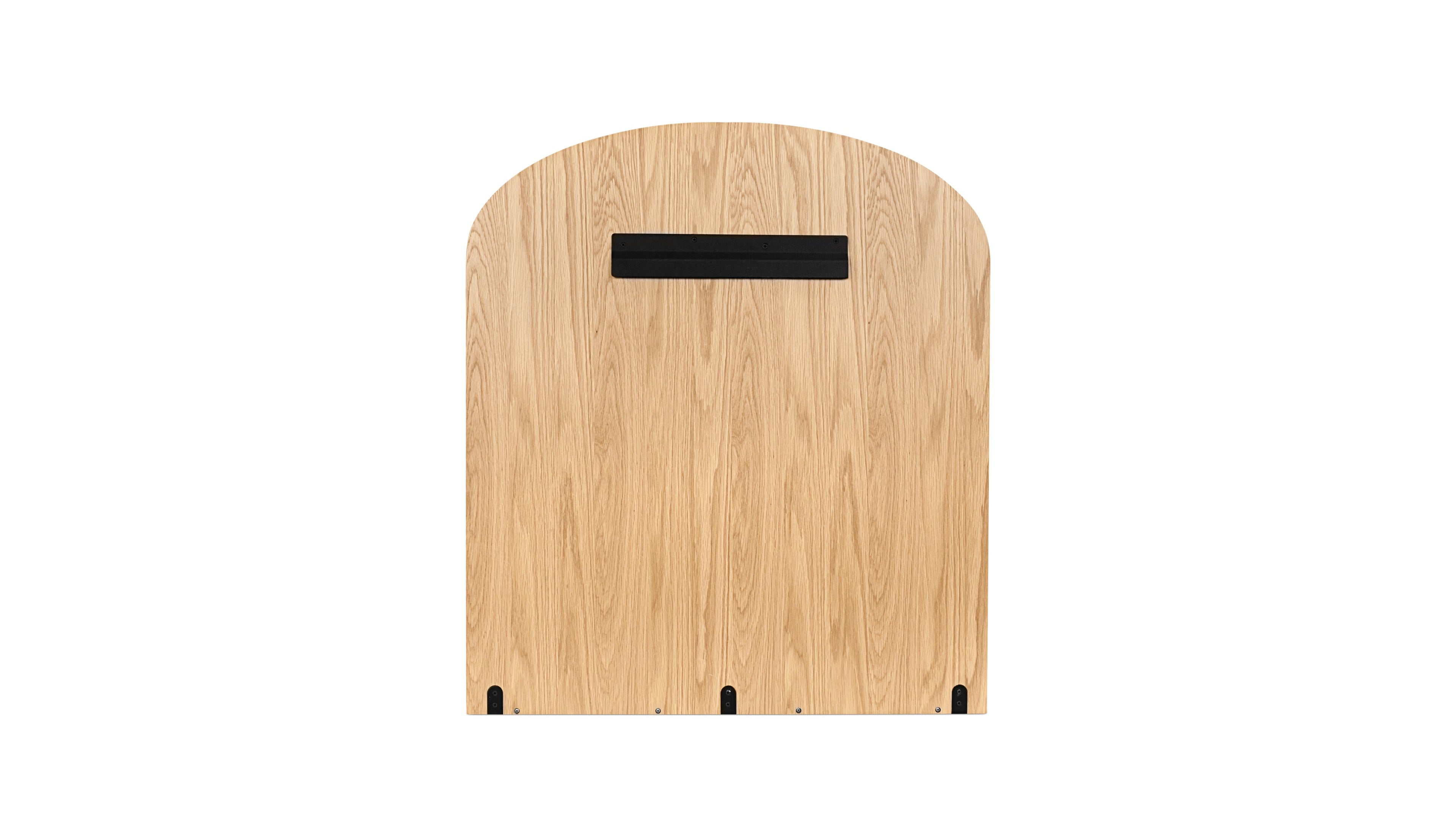 Miroir rond Go Round, chêne blanchi