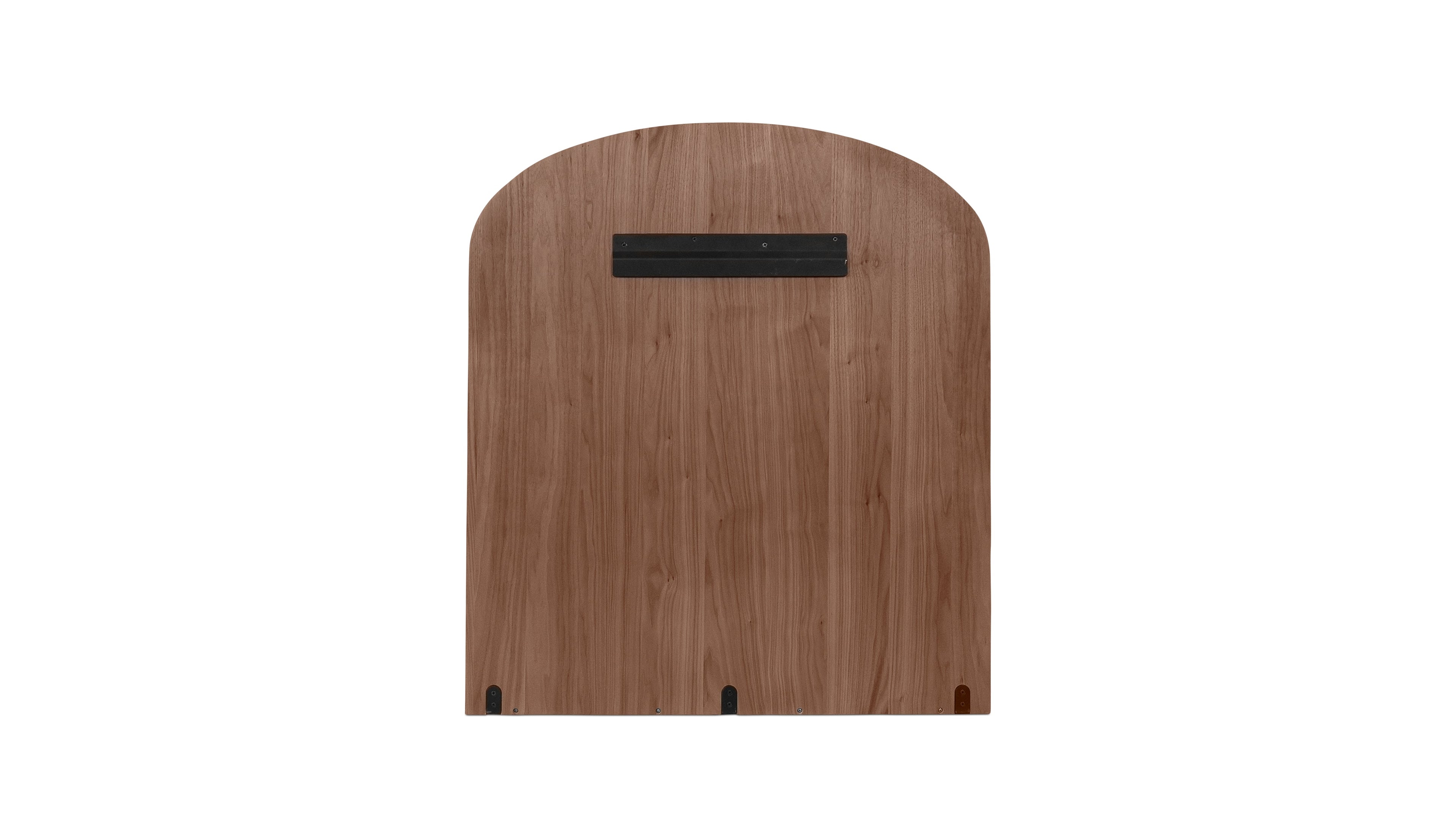 Miroir rond Go Round, noyer