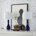 Ensemble de lampes de table en céramique 28,5 avec USB (lot de 2)