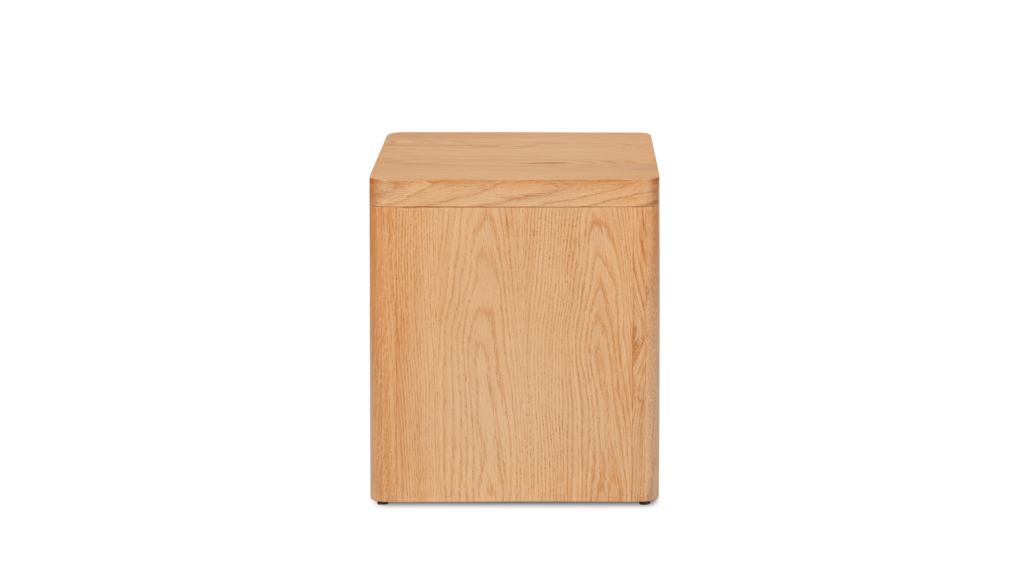 Table de chevet Form, chêne blanc