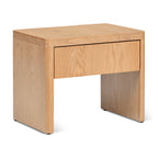 Table de chevet Form, chêne blanc