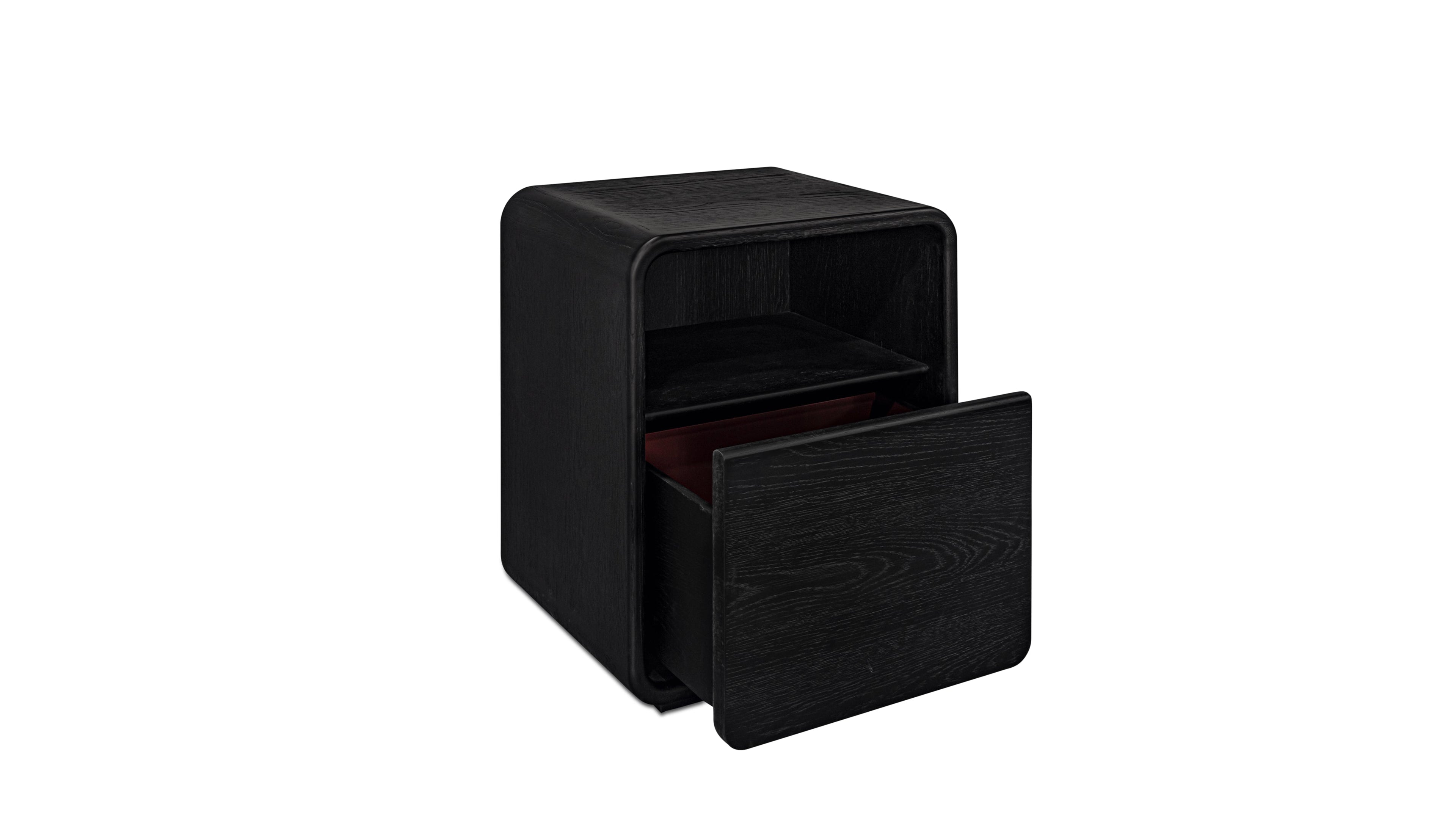 Table de chevet Call Me, chêne noir