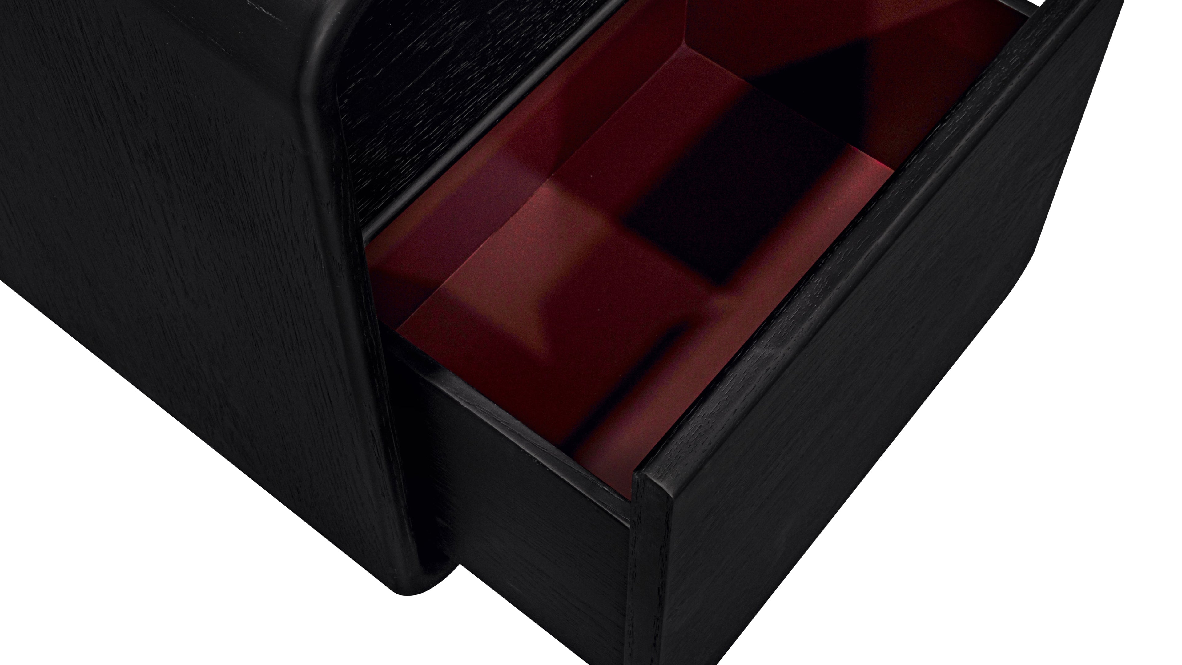 Table de chevet Call Me, chêne noir