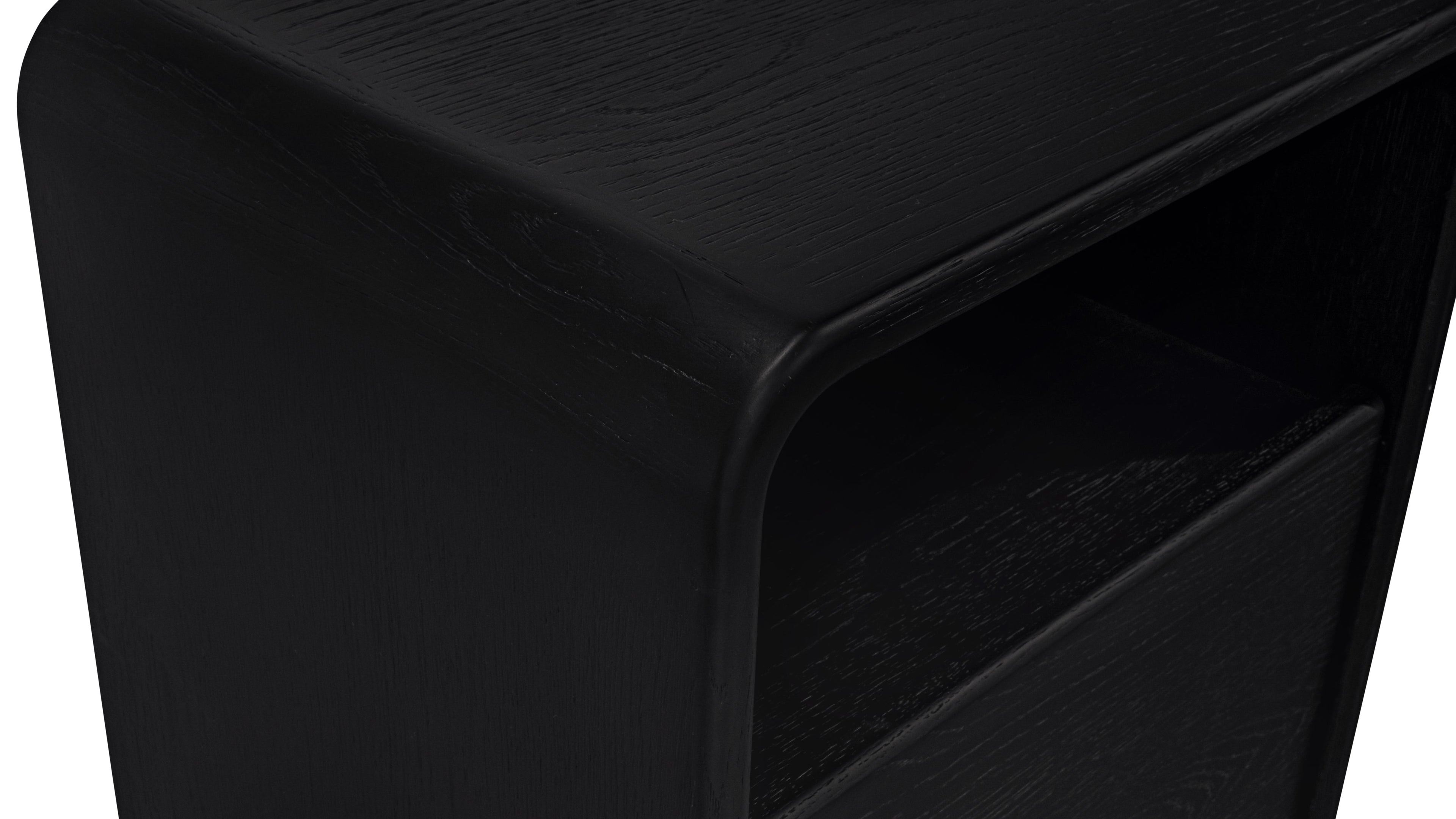 Table de chevet Call Me, chêne noir