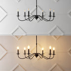 Lustre LED en fer à 6 lumières, 34,75 $, par JONATHAN Y