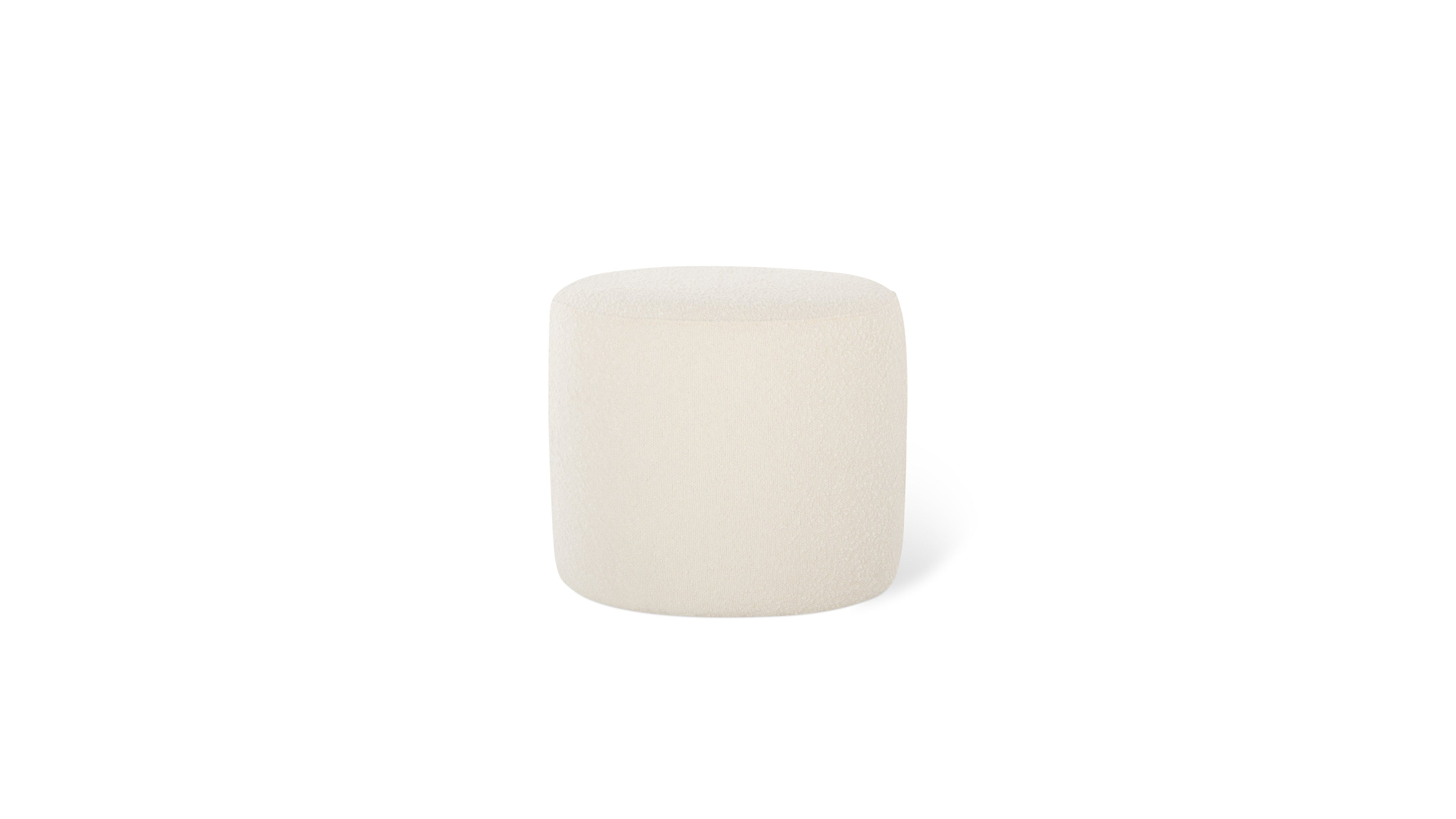 Pouf Hub, petit, neige