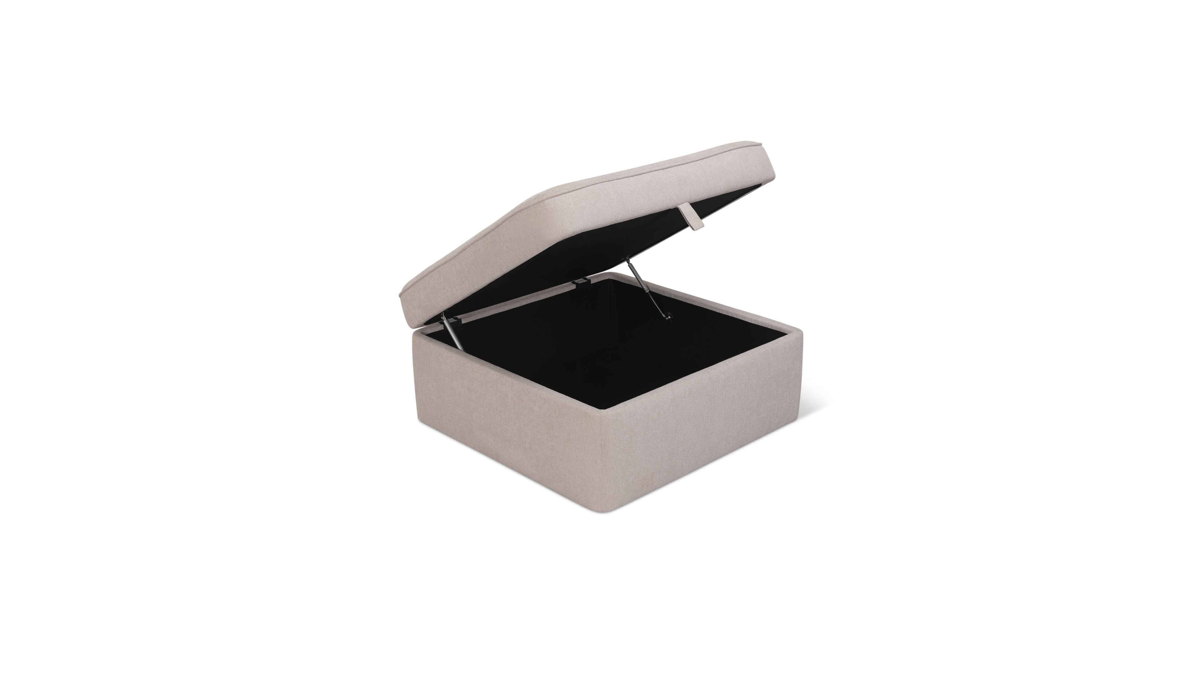 Pouf de rangement Pod, grand, latte