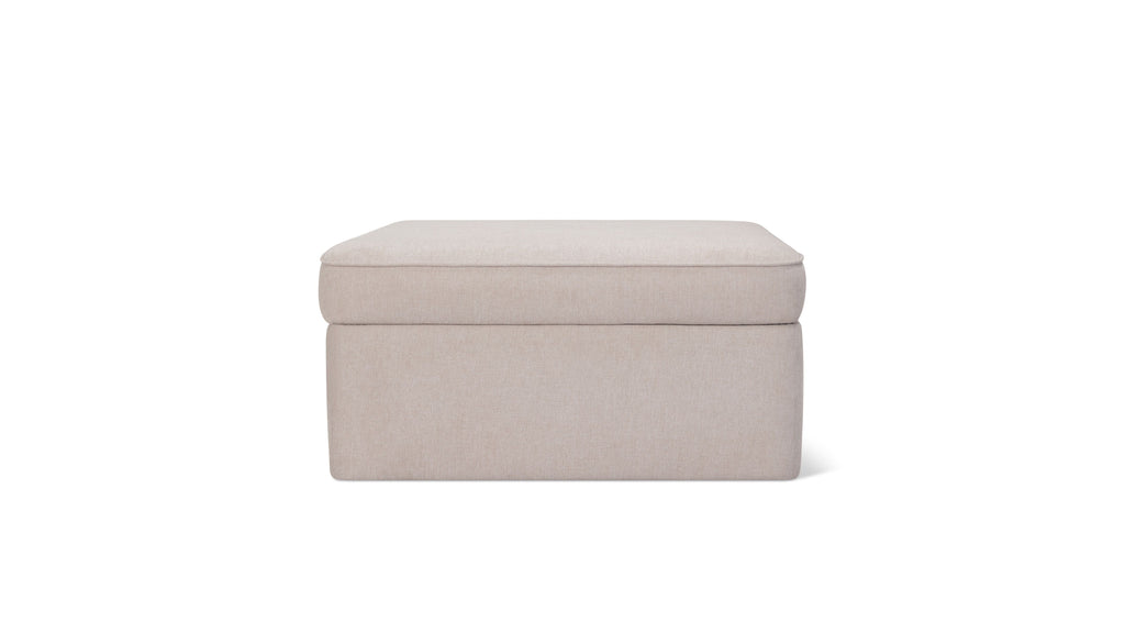 Pouf de rangement Pod, grand, latte