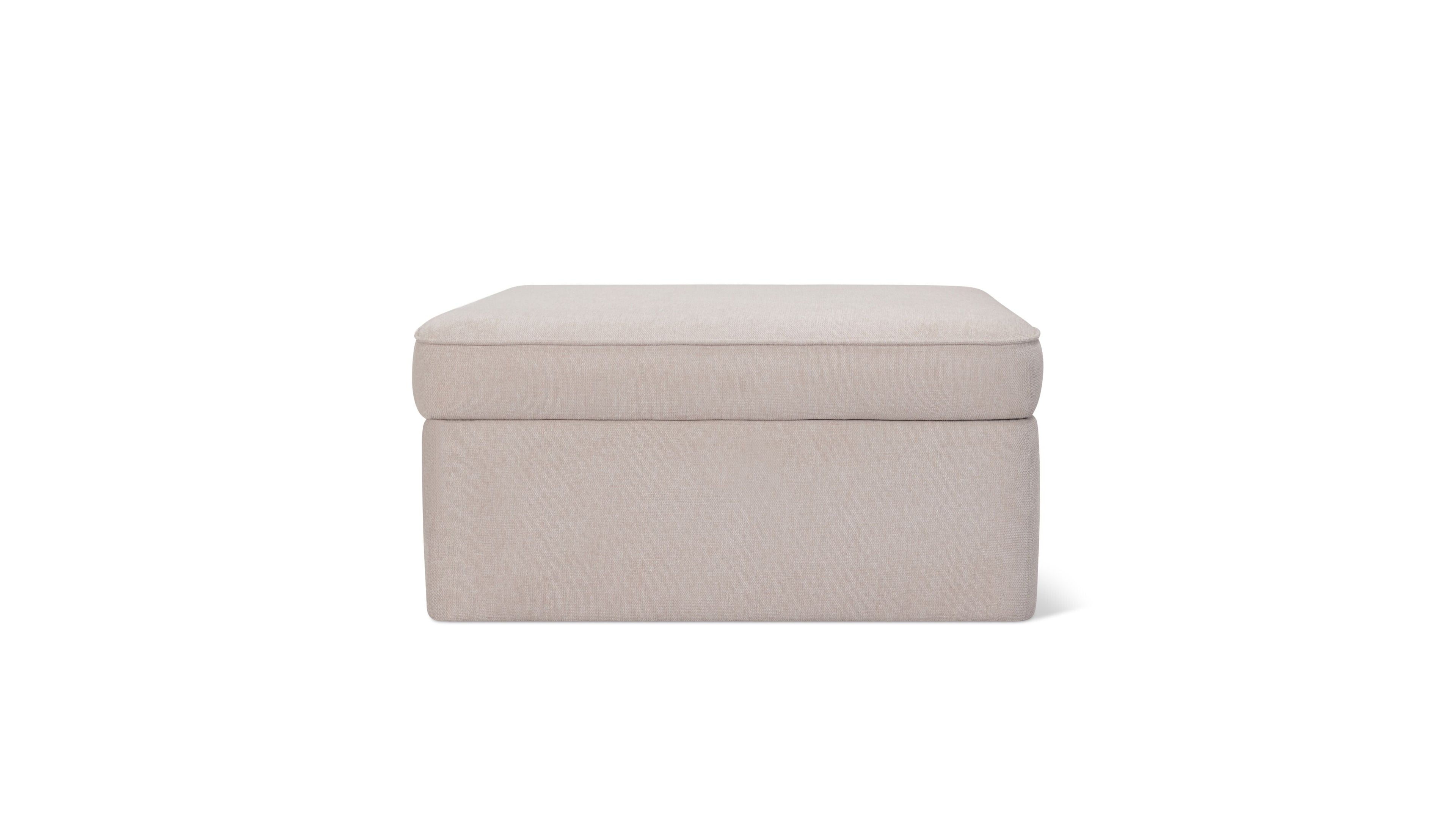 Pouf de rangement Pod, grand, latte