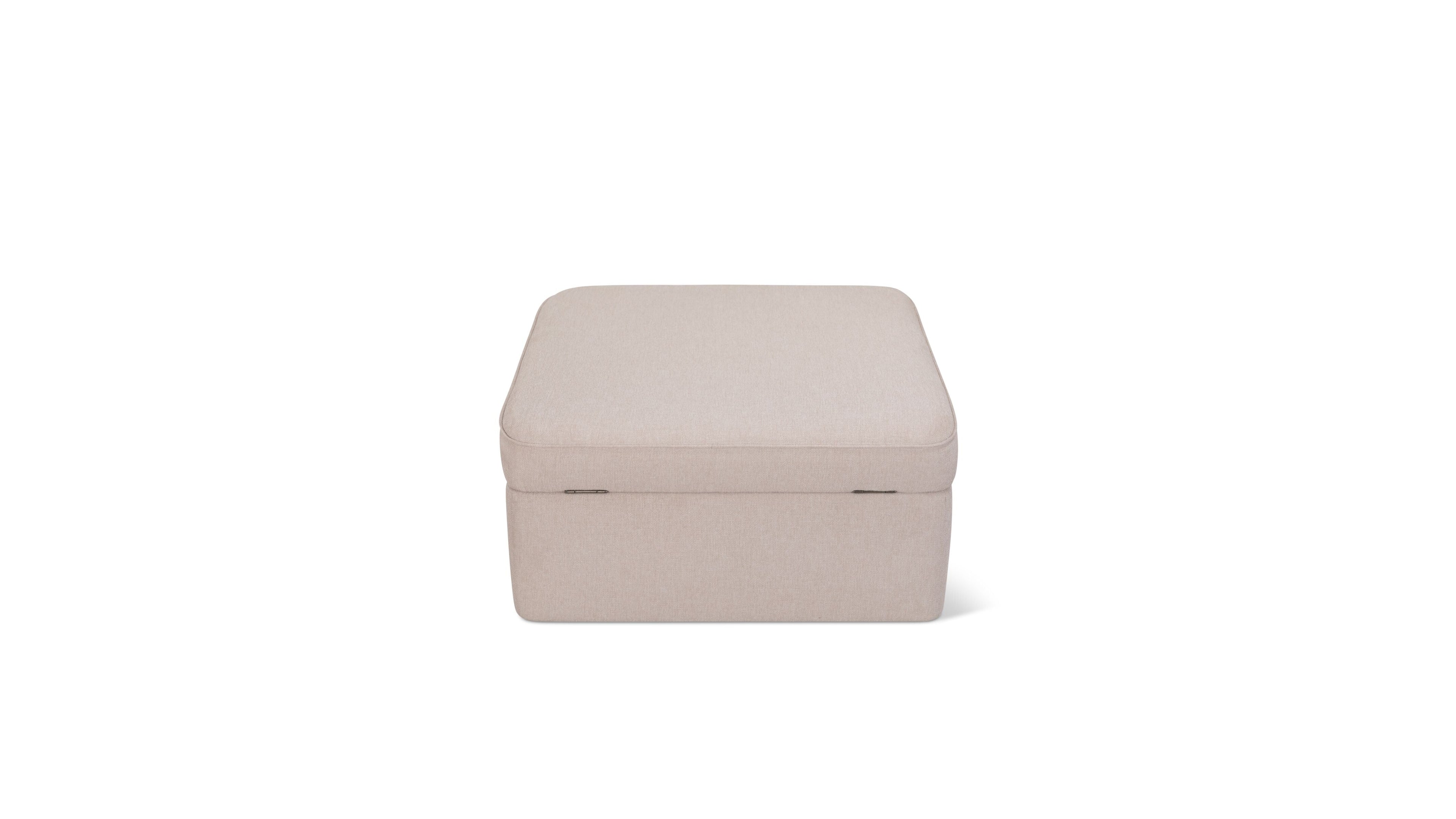 Pouf de rangement Pod, grand, latte
