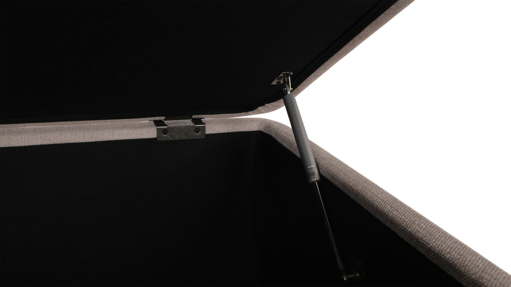 Pouf de rangement Pod, grand, latte